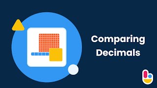 Comparing Decimals with Base Ten Blocks  Brainingcamp [upl. by Engvall]