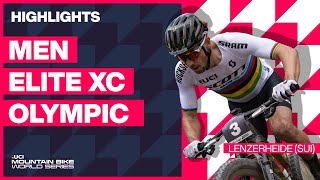 Lenzerheide  Men Elite XCO Highlights  2023 UCI MTB World Cup [upl. by Eittik]