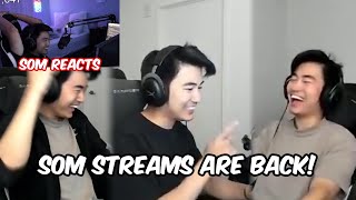 s0m Reacts To The Return Of s0m Streams Valorant [upl. by Arymat302]