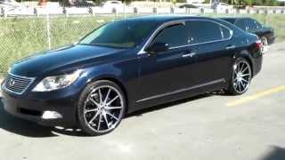 22 Inch Rohana RC10 Concave Wheels 2008 Lexus LS460 Rims Hallandale Miami Free Shipping [upl. by Bernstein]