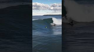 COUPLA PITS AT Shark Island 🦈🏝️ Shaun Petersen Drone bodyboarding surf [upl. by Rory390]