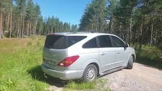 2011 Ssangyong Rodius Offroad Onroad Workhorse Car rescue a SAAB 93 out of the ditch Campervan [upl. by Everrs]