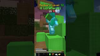 This sweats got destroyed 🥵 hypixel bedwars minecraft sweat [upl. by Irrabaj]