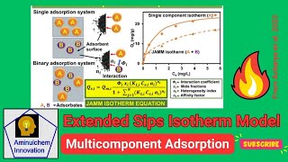 Extended Sips Isotherm Model for Multicomponent Adsorption [upl. by Ecylla936]