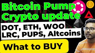 BTC ETH DOT Woo PUPS LRC Altcoins Season Crypto Market Crash and Bull Run Price Predictions [upl. by Nager737]