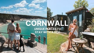 UNIQUE PLACES TO STAY IN CORNWALL  holiday vlog [upl. by Nasus]