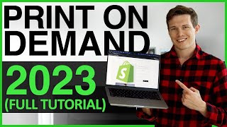 Print On Demand 2023 Full Tutorial for Beginners  Shopify Printful Facebook [upl. by Kentiggerma]