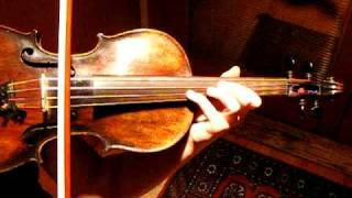 Sound Sample Italian Violin Excerpt of PASSACAGLIA Duo for Violin amp Viola by Johan Halvorsen [upl. by Aneev]