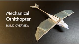 Handmade Mechanical Ornithopter [upl. by Vander478]