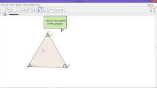 Equilateral Triangle Construction [upl. by Nyad]