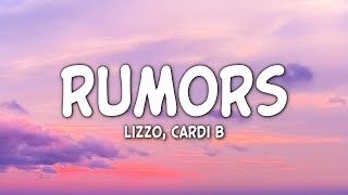 Lizzo feat Cardi B  Rumors Clean  Lyrics [upl. by Nnaylime588]