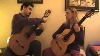 Kithara Duo plays Prelude and Bagatelle by Olga AmelkinaVera [upl. by Nylirret74]