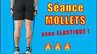 Séance MOLLETS avec Elastique  Séries Réps Temps de repos 🦵🦵🦵 [upl. by Nosnor]