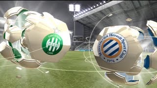 AS SaintEtienne  Montpellier HSC FIFA 13  Ligue 1 20122013 24ème Journée  CPU Vs CPU [upl. by Yecak]