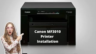 Canon MF3010 Printer Installation Kaise Kare  BadarTeacher [upl. by Ruhtra]