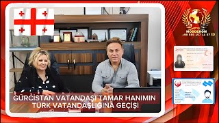 GÜRCİSTANLI TAMAR HANIMIN VATANDAŞLIK İŞLEMLERİ mobdekom [upl. by Anowahs]