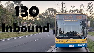 Brisbane City Bus 130 in 7am 7th June 2024 [upl. by Amaj]