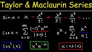 Taylor Series and Maclaurin Series  Calculus 2 [upl. by Ranice465]