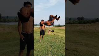 Hou to do learn back flip in easy steps 🤟🤸🤸 suraj flipper boy [upl. by Krilov]