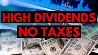 These High Yield Dividends Are Tax Free [upl. by Eenafets372]