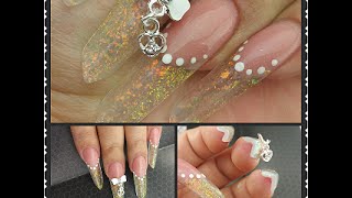 Uñas acrilicas  quotEdgequot quotPiramidequot Tutorial [upl. by Avik]