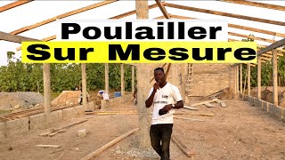 Aviculture  construction dun poulailler avec précision AGIRENTREPRENEURIAT [upl. by Nemhauser]