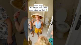 Mini vlog We reizen van Amed naar Ubud  Onze laatste bestemming op Bali 🏝️🆎👍 Wereldreis Bali [upl. by Deeraf]