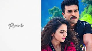 Pareshanura Video Song with lyrics Ram Charan Rakul Preet Romantic ☺️😚😘 Cute Love ❣️💯 Best 🤩 [upl. by Albers80]