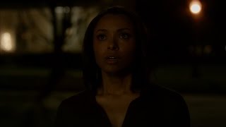 The Vampire Diaries 7x21 Bonnie sees Elena in her house talks with Damon and kills him [upl. by Eilyw]