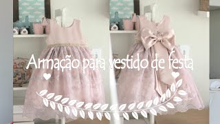 Tutorial Saia de armação infantil para vestido de festa ou daminha [upl. by Andrey]