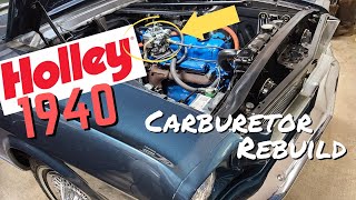 Holley 1940 Carburetor Rebuild  1966 Mustang [upl. by Ettelrac571]