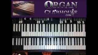 ♫ How to play quotI SURRENDER ALLquot Traditional Hymn easy organ lesson tutorial [upl. by Hadlee]