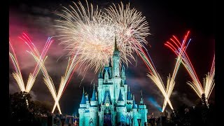 Magic Kingdom Disney Enchantment Fireworks Show in 4K  Walt Disney World Orlando Florida PART1 [upl. by Spencer]