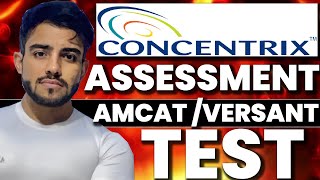 Concentrix Assessment AMCAT Test with Answers  VERSANT TEST [upl. by Bergren]