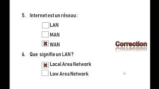 la typologie des réseaux exercices avec réponses [upl. by Rock429]