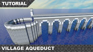 Minecraft Roman Village Aqueduct Tutorial amp Download [upl. by Leifer]