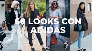 60 Looks con Adidas 💥 Combina tus zapatillas Adidas Samba de mujer con los mejores Outfits [upl. by Rus494]