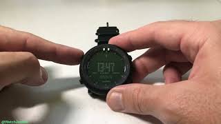 Suunto Core Alpha Stealth  Using stopwatch [upl. by Ehrenberg]