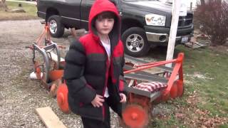 10yr Old Son Gets Wheel Horse 5208 for Christmas [upl. by Drofdeb]