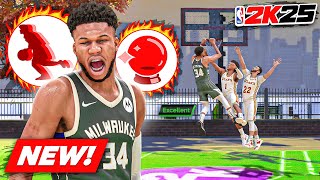 This GIANNIS ANTETOKOUNMPO BUILD is DOMINATING NBA 2K25 [upl. by Eilsew843]