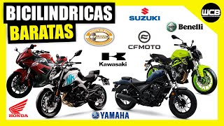 Top 7 MEJORES Motos BICILINDRICAS BARATAS [upl. by Freddi]