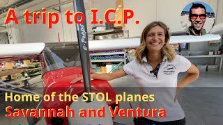 Trip to ICP  where the STOL plane Savannah is built  crossing the West Alps with the VL3 [upl. by Litman]