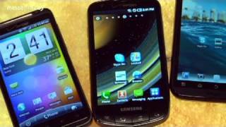 CES 2011 LTE Smartphones HTC Thunderbolt LG Revolution Motorola Droid Bionic MesseLIVE [upl. by Eecak]