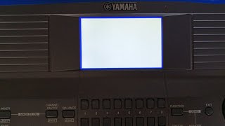 HOW YOU CAN ADJUST THE SCREEN CONTRAST FOR YAMAHA PSRS670 [upl. by Weitman]