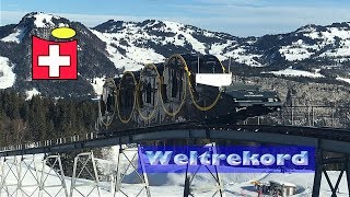 Steilste Standseilbahn der Welt  Weltrekord [upl. by Sullecram]