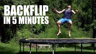 Learn How to Backflip On a Trampoline In 5 Minutes  ASAP [upl. by Harding]