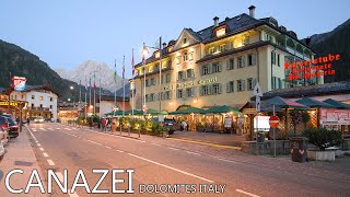 CANAZEI DOLOMITES ITALY  A Beautiful Calm amp Relaxing Evening Walk In 8K [upl. by Quartana]