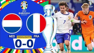 France vs Netherlands 0 0 All Goals amp Extеndеd Hіghlіghts Euro 2024 06 21 [upl. by Elkraps]