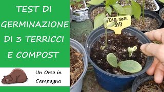 Non risparmiare sul terriccio da semina Test di 3 terricci  compost [upl. by Elahcar24]