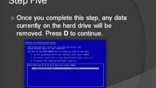 Install Operating System and Formatting Hard Drive  Tutorial [upl. by Chere]